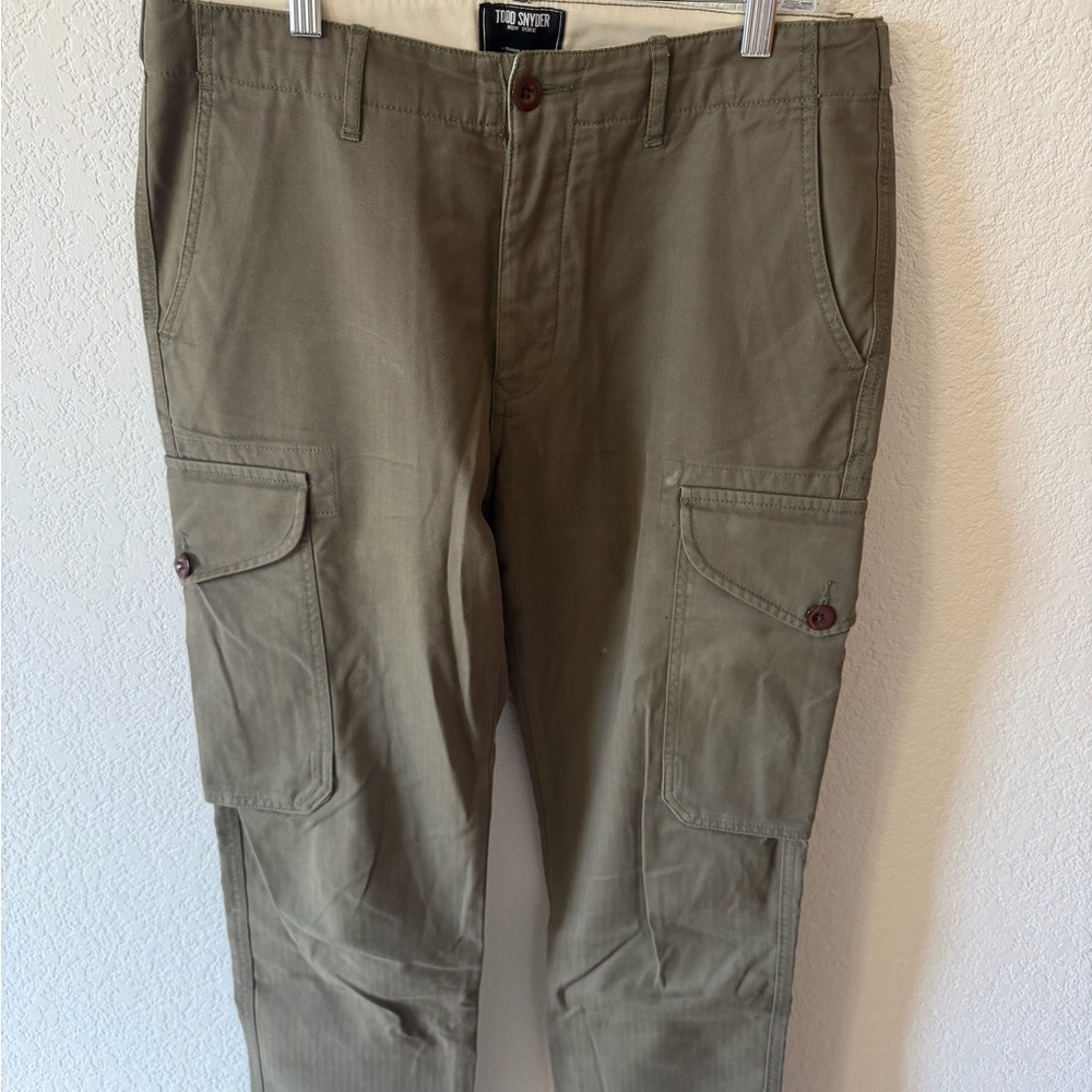 Todd Snyder Khaki Cargo Pants